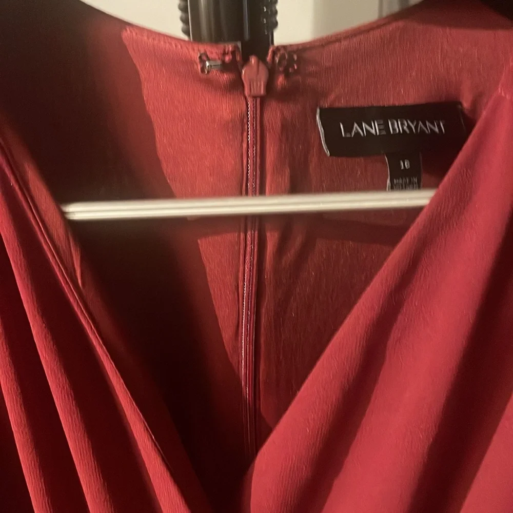 Lane Bryant wide leg 3/4 sleeve dressy jumpsuit with pockets - Picture 4 of 4